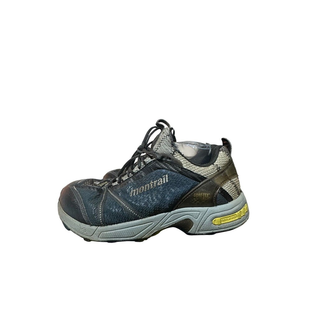 Montrail Hurricane Ridge XCR Hiking Shoes Blue Gray Mens Sz 9 Outdoor Gore Tex
